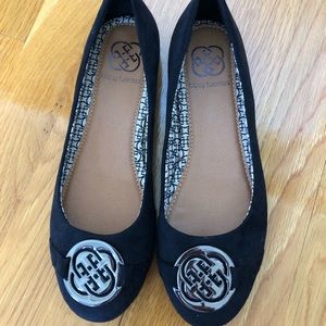 Daisy Fuentes Black Ballet Flats NWT
